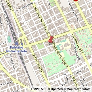 Mappa Via Domenico Costantino, 5, 90135 Palermo, Palermo (Sicilia)