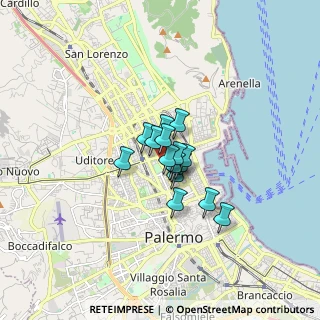 Mappa Via Piersanti Mattarella, 90141 Palermo, Italia (0.9625)