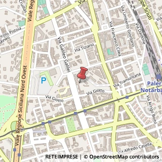 Mappa Via Borremans Guglielmo, 36, 90145 Palermo, Palermo (Sicilia)