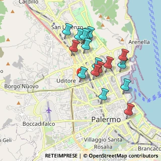 Mappa Via Pietro Paolo Rubens, 90145 Palermo PA, Italia (1.88529)