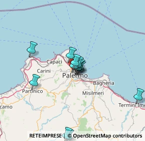 Mappa Via Giacomo Puccini, 90144 Palermo PA, Italia (12.82385)