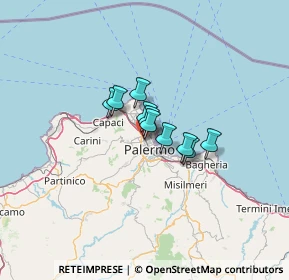 Mappa Via Giacomo Puccini, 90144 Palermo PA, Italia (14.34)