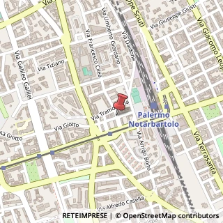 Mappa Via Cilea Francesco, 43, 90144 Palermo, Palermo (Sicilia)