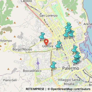 Mappa Piazza Uditore, 90145 Palermo PA, Italia (2.54)