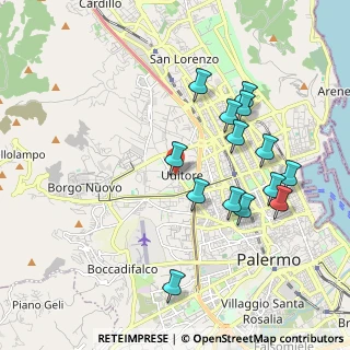 Mappa Piazza Uditore, 90145 Palermo PA, Italia (2.15786)
