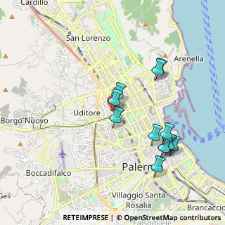 Mappa Piazza Malaspina, 90145 Palermo PA, Italia (2.13083)