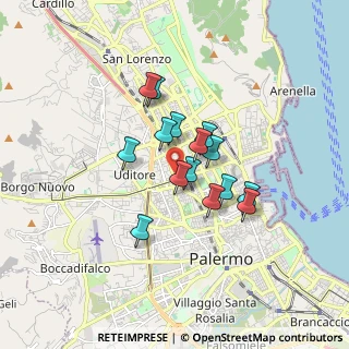 Mappa Piazza Malaspina, 90145 Palermo PA, Italia (1.356)