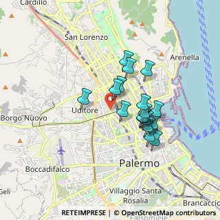 Mappa Piazza Malaspina, 90145 Palermo PA, Italia (1.56294)