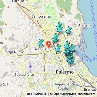 Mappa Via Guglielmo Borremans, 90145 Palermo PA, Italia (1.79706)