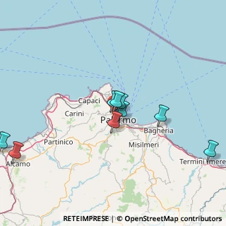 Mappa Via Guglielmo Borremans, 90145 Palermo PA, Italia (24.70455)