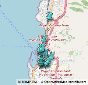 Mappa Via Vecchia Pentimele, 89121 Reggio di Calabria RC, Italia (0.973)