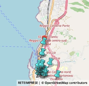 Mappa Via Vecchia Pentimele, 89121 Reggio di Calabria RC, Italia (1.4125)