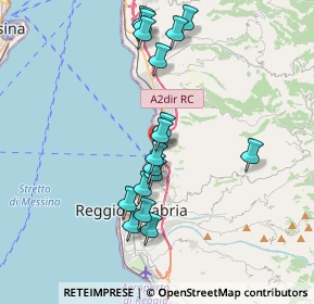 Mappa Via Vecchia Pentimele, 89121 Reggio di Calabria RC, Italia (3.97824)