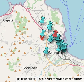 Mappa Via Beato Angelico, 90100 Palermo PA, Italia (3.11211)