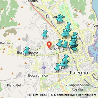 Mappa Via Beato Angelico, 90100 Palermo PA, Italia (2.109)