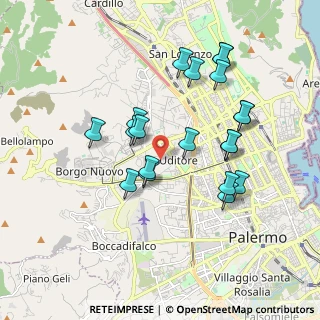 Mappa Via Beato Angelico, 90100 Palermo PA, Italia (1.961)