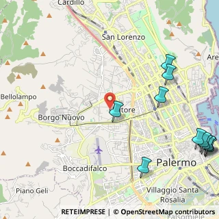 Mappa Via Beato Angelico, 90100 Palermo PA, Italia (3.51455)
