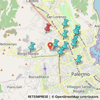 Mappa Via Beato Angelico, 90100 Palermo PA, Italia (1.9425)
