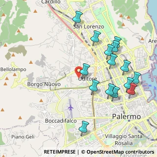Mappa Via Beato Angelico, 90100 Palermo PA, Italia (2.45667)