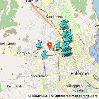 Mappa Via Beato Angelico, 90100 Palermo PA, Italia (1.6695)