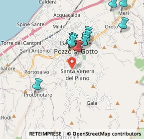 Mappa Via Raimondo Pettini, 98051 Barcellona Pozzo di Gotto ME, Italia (2.22727)