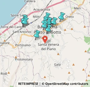 Mappa Via Raimondo Pettini, 98051 Barcellona Pozzo di Gotto ME, Italia (1.86583)