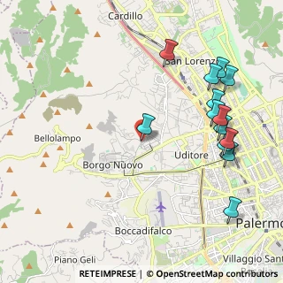 Mappa Via Gaetano Zumbo, 90145 Palermo PA, Italia (2.66231)