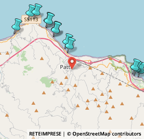 Mappa Via Sandro Pertini, 98066 Patti ME, Italia (5.99083)