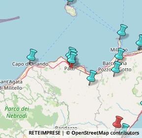 Mappa Via Sandro Pertini, 98066 Patti ME, Italia (23.61429)