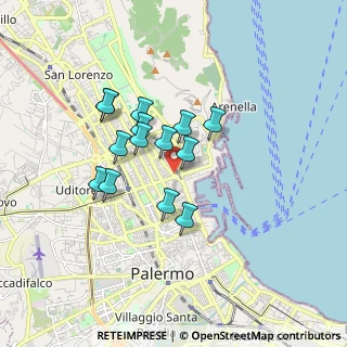 Mappa Via Sampolo, 90142 Palermo PA, Italia (1.50143)