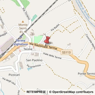 Mappa Via Nazionale Terme, 138, 98050 Terme Vigliatore, Messina (Sicilia)