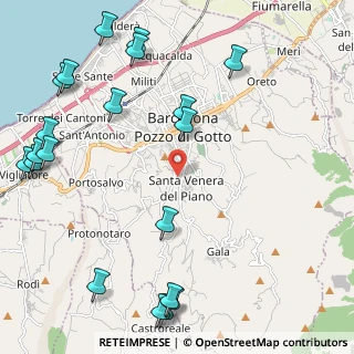 Mappa Via Milano, 98051 Barcellona Pozzo di Gotto ME, Italia (3.3775)
