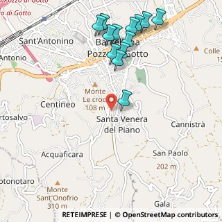 Mappa Via Milano, 98051 Barcellona Pozzo di Gotto ME, Italia (1.34769)