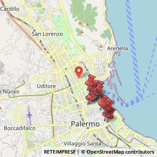 Mappa Via Mario Rapisardi, 90100 Palermo PA, Italia (2.03769)