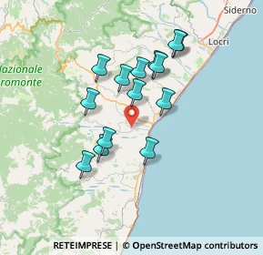 Mappa Contrada, 89030 Benestare RC, Italia (6.61357)