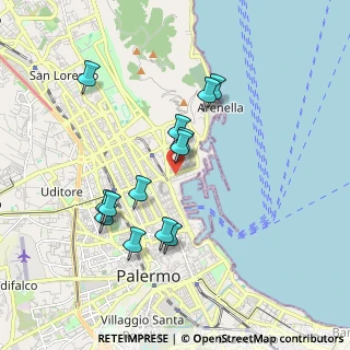 Mappa Via dei Cantieri, 90133 Palermo PA, Italia (1.89692)