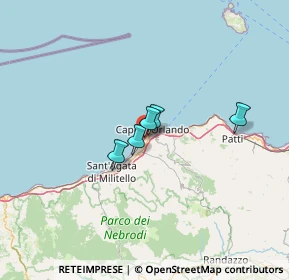 Mappa Contrada Pissi, 98071 Capo d'Orlando ME, Italia (37.46636)