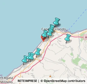 Mappa Contrada Pissi, 98071 Capo d'Orlando ME, Italia (3.11417)