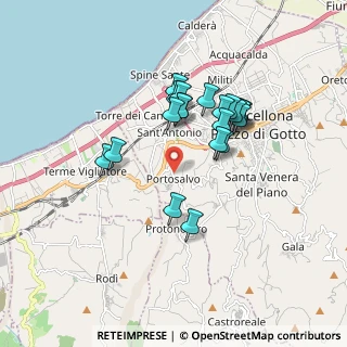 Mappa Via Filippo Turati, 98051 Barcellona Pozzo di Gotto ME, Italia (1.658)