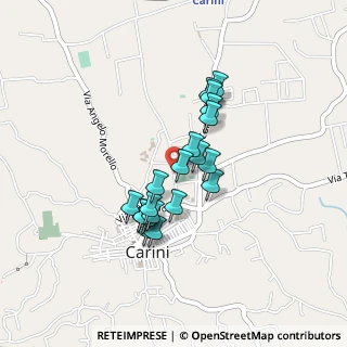 Mappa Via Edmondo de Amicis, 90044 Carini PA, Italia (0.3785)