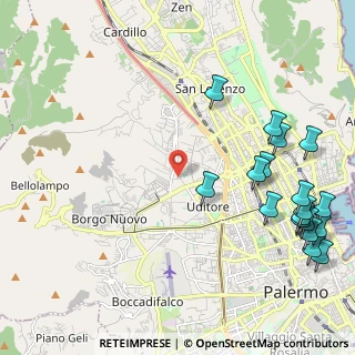 Mappa Via Buonfornello, 90145 Palermo PA, Italia (3.20056)