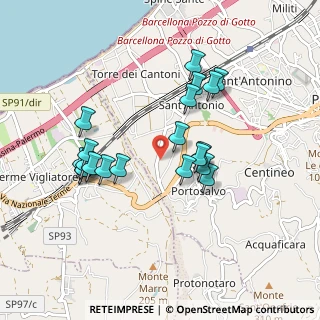 Mappa Via Saia Casa Bianca, 98051 Barcellona Pozzo di Gotto ME, Italia (0.953)