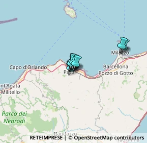 Mappa Via Case Nuove Russo, 98066 Patti ME, Italia (7.24833)