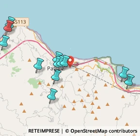 Mappa Via Case Nuove Russo, 98066 Patti ME, Italia (4.93167)