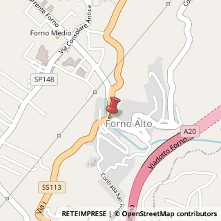 Mappa Via Forno Alto, 4, 98071 Capo d'Orlando, Messina (Sicilia)