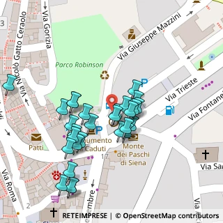 Mappa Piazza Marconi, 98066 Patti ME, Italia (0.05)
