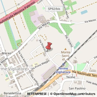 Mappa Via Stretto Stracuzzi, 44, 98050 Terme Vigliatore, Messina (Sicilia)