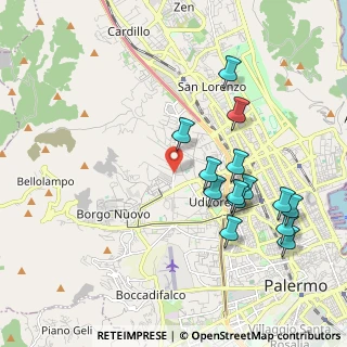 Mappa Via Filippo Brunelleschi, 90145 Palermo PA, Italia (2.28786)