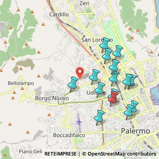 Mappa Via Filippo Brunelleschi, 90145 Palermo PA, Italia (2.32733)