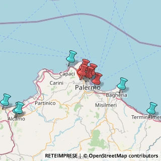 Mappa Via Filippo Brunelleschi, 90145 Palermo PA, Italia (17.71455)